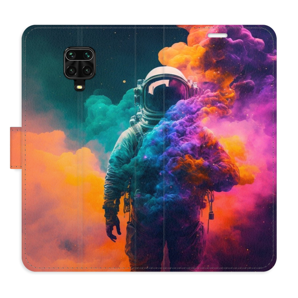 Flipové pouzdro iSaprio - Astronaut in Colours 02 - Xiaomi Redmi Note 9 Pro / Note 9S