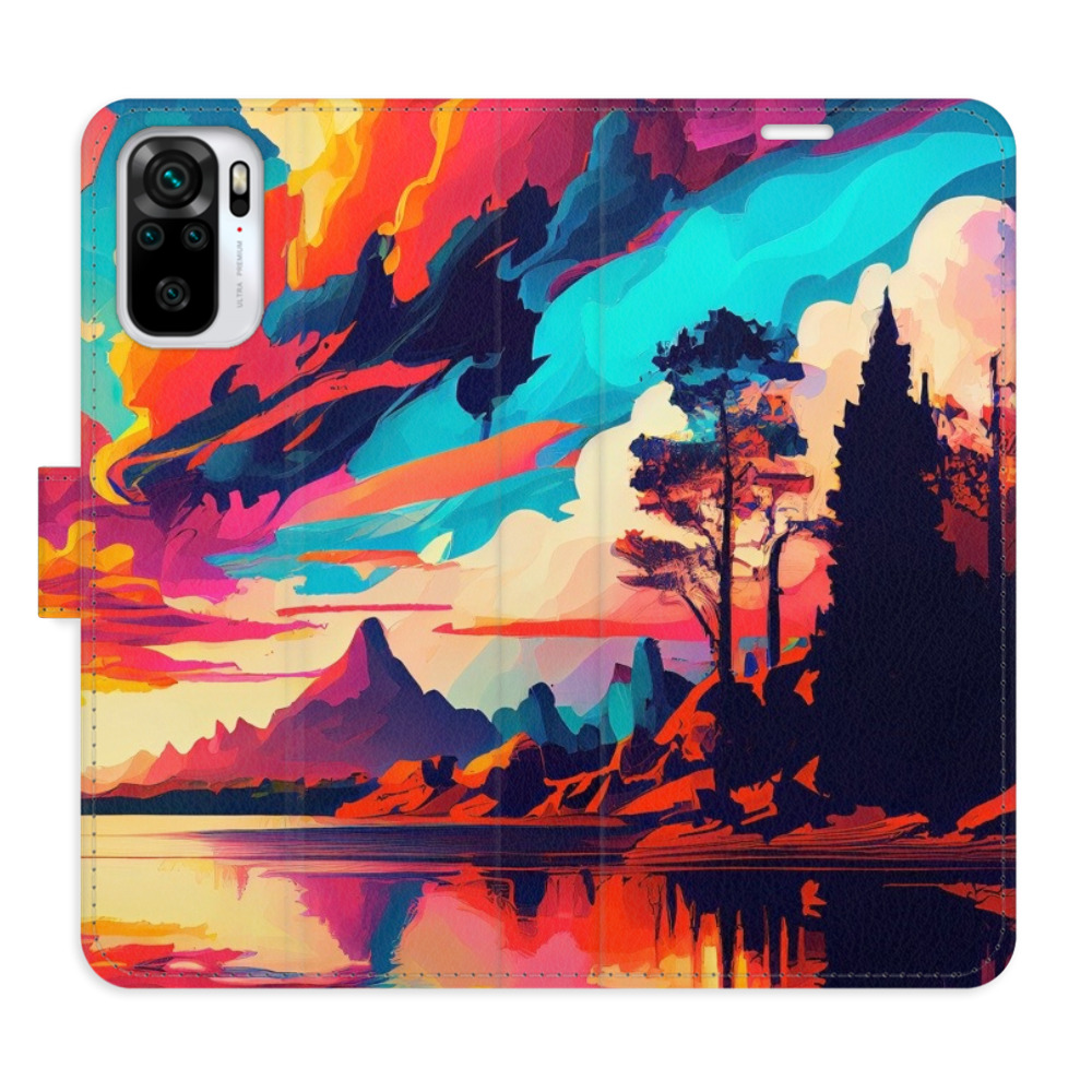Flipové pouzdro iSaprio - Colorful Mountains 02 - Xiaomi Redmi Note 10 / Note 10S