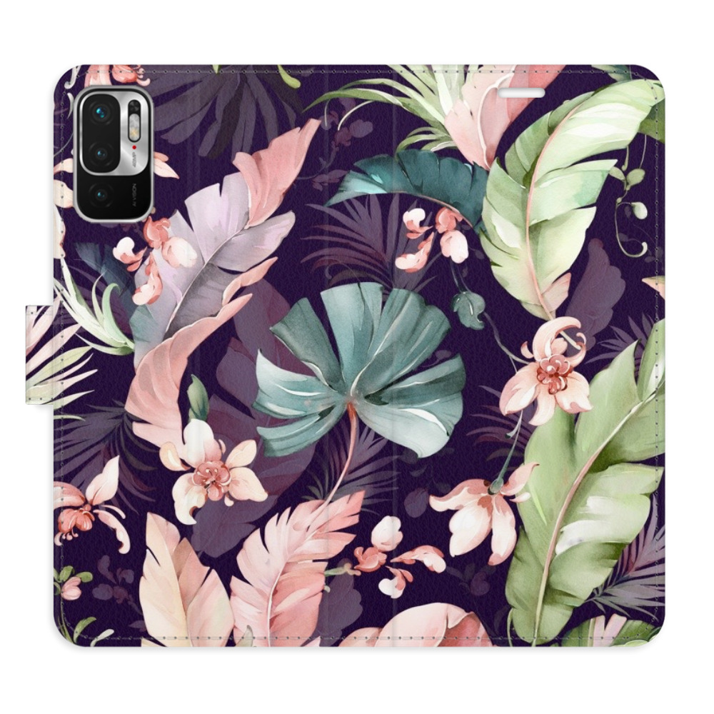 Flipové pouzdro iSaprio - Flower Pattern 08 - Xiaomi Redmi Note 10 5G