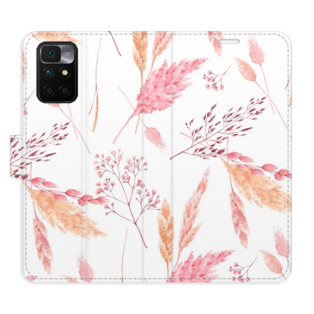 Flipové pouzdro iSaprio - Ornamental Flowers - Xiaomi Redmi 10