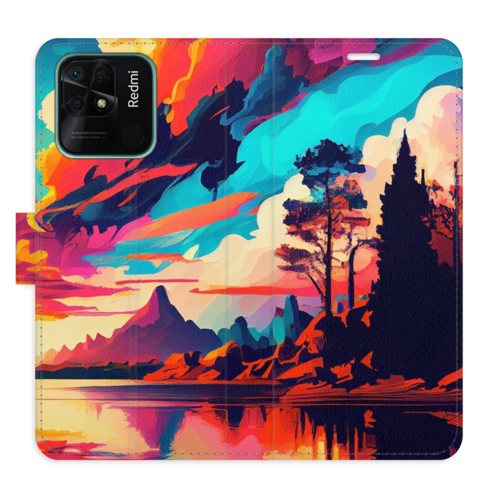 Flipové pouzdro iSaprio - Colorful Mountains 02 - Xiaomi Redmi 10C