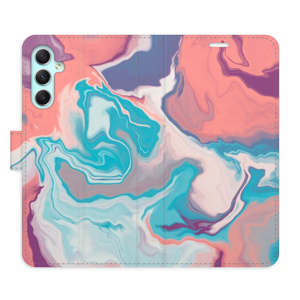 Flipové pouzdro iSaprio - Abstract Paint 06 - Samsung Galaxy A34 5G