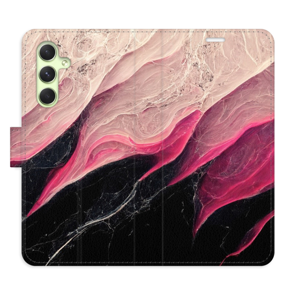 Flipové pouzdro iSaprio - BlackPink Marble - Samsung Galaxy A54 5G