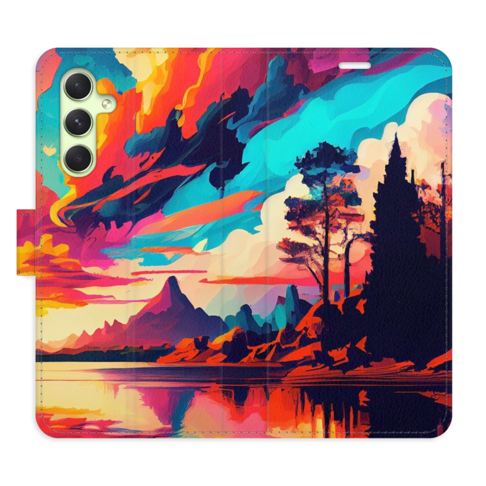 Flipové pouzdro iSaprio - Colorful Mountains 02 - Samsung Galaxy A54 5G
