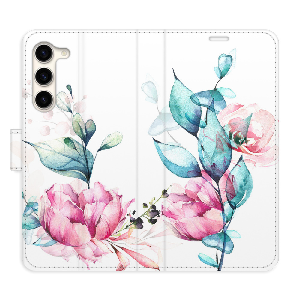 Flipové pouzdro iSaprio - Beautiful Flower - Samsung Galaxy S23+ 5G