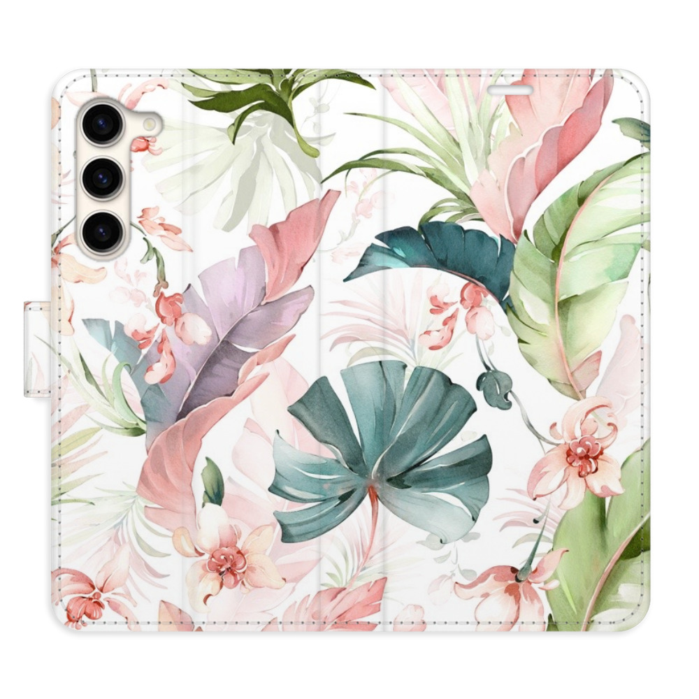 Flipové pouzdro iSaprio - Flower Pattern 07 - Samsung Galaxy S23+ 5G