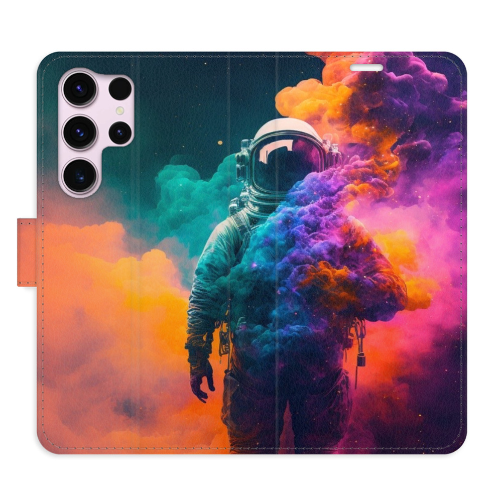 Flipové pouzdro iSaprio - Astronaut in Colours 02 - Samsung Galaxy S23 Ultra