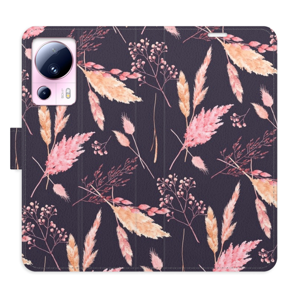 Flipové pouzdro iSaprio - Ornamental Flowers 02 - Xiaomi 13 Lite
