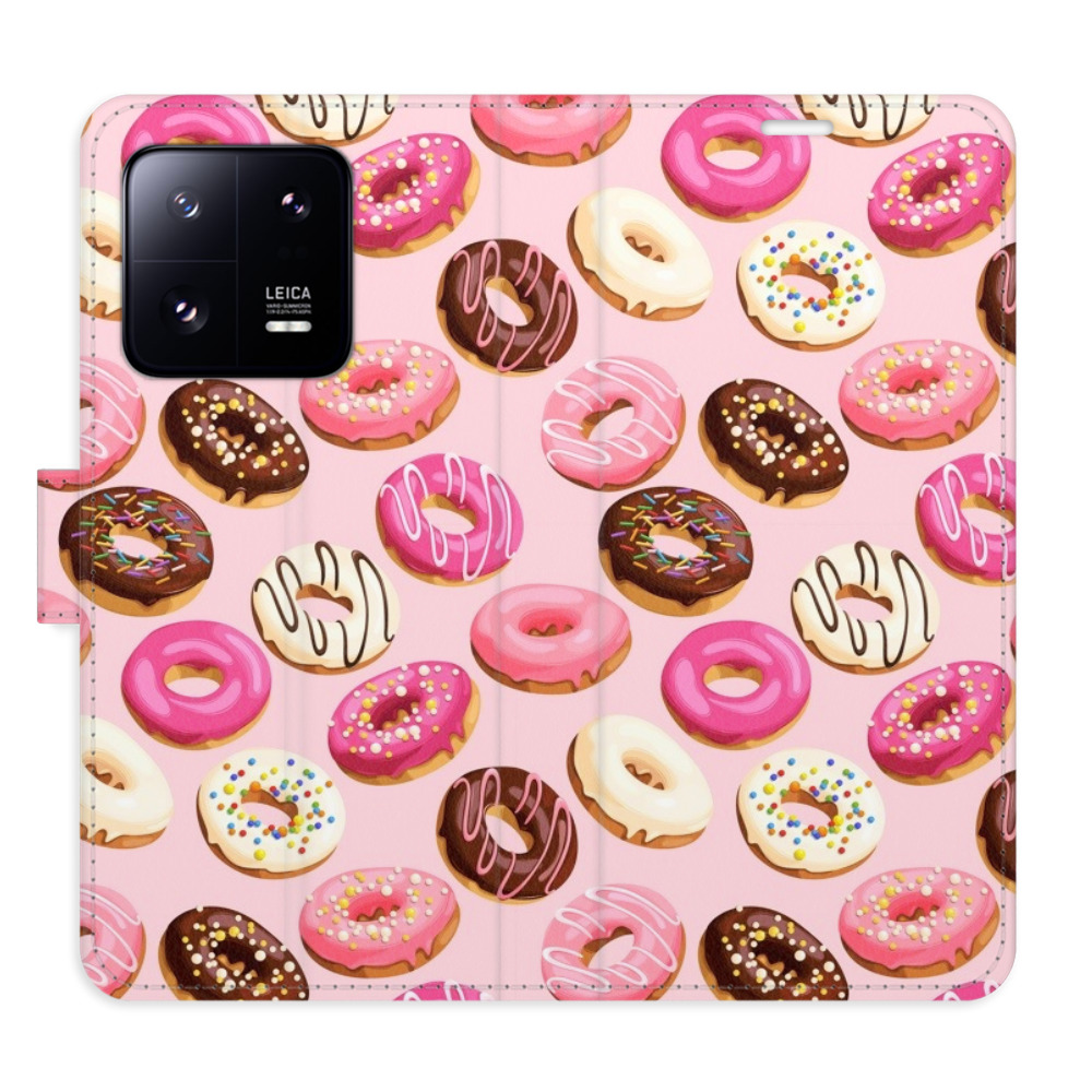Flipové pouzdro iSaprio - Donuts Pattern 03 - Xiaomi 13 Pro