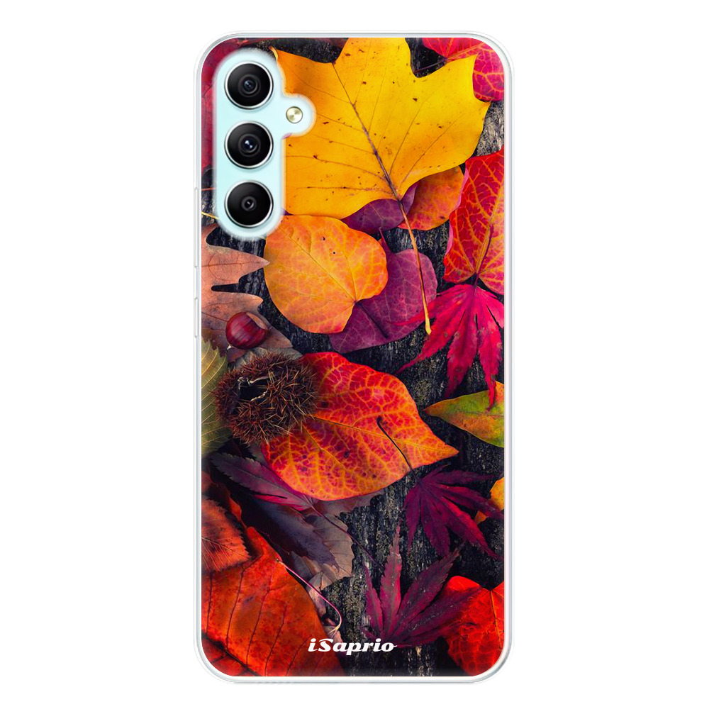 Odolné silikonové pouzdro iSaprio - Autumn Leaves 03 - Samsung Galaxy A34 5G