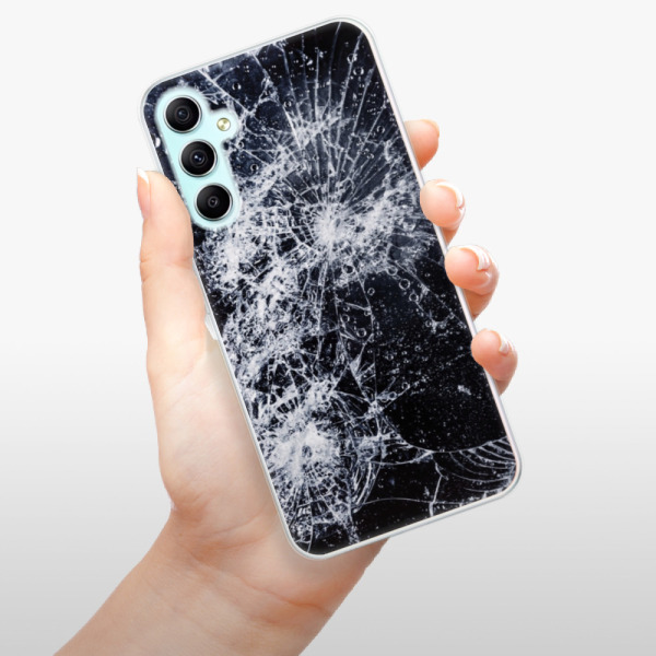 Odolné silikonové pouzdro iSaprio - Cracked - Samsung Galaxy A34 5G