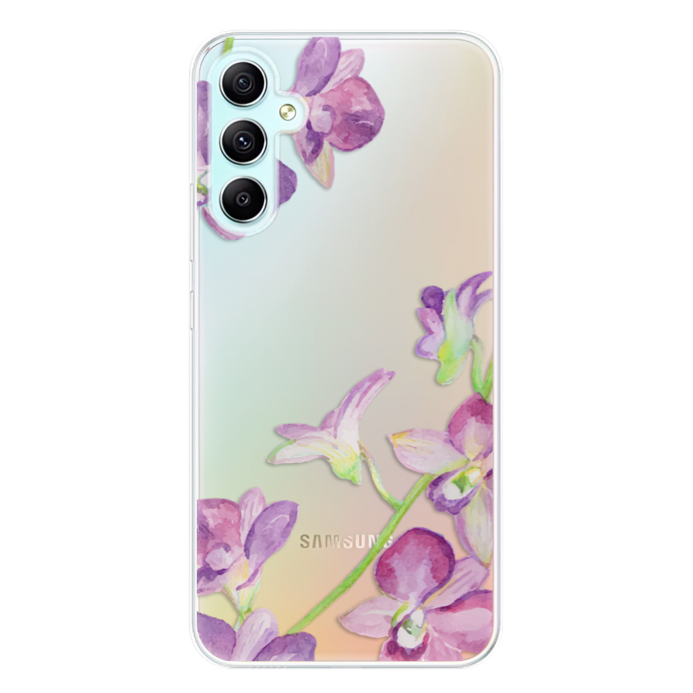 Odolné silikonové pouzdro iSaprio - Purple Orchid - Samsung Galaxy A34 5G