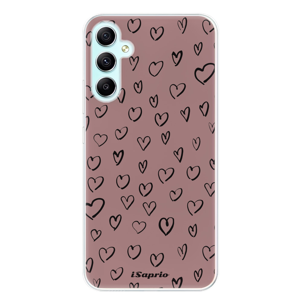 Odolné silikonové pouzdro iSaprio - Heart Dark - Samsung Galaxy A34 5G