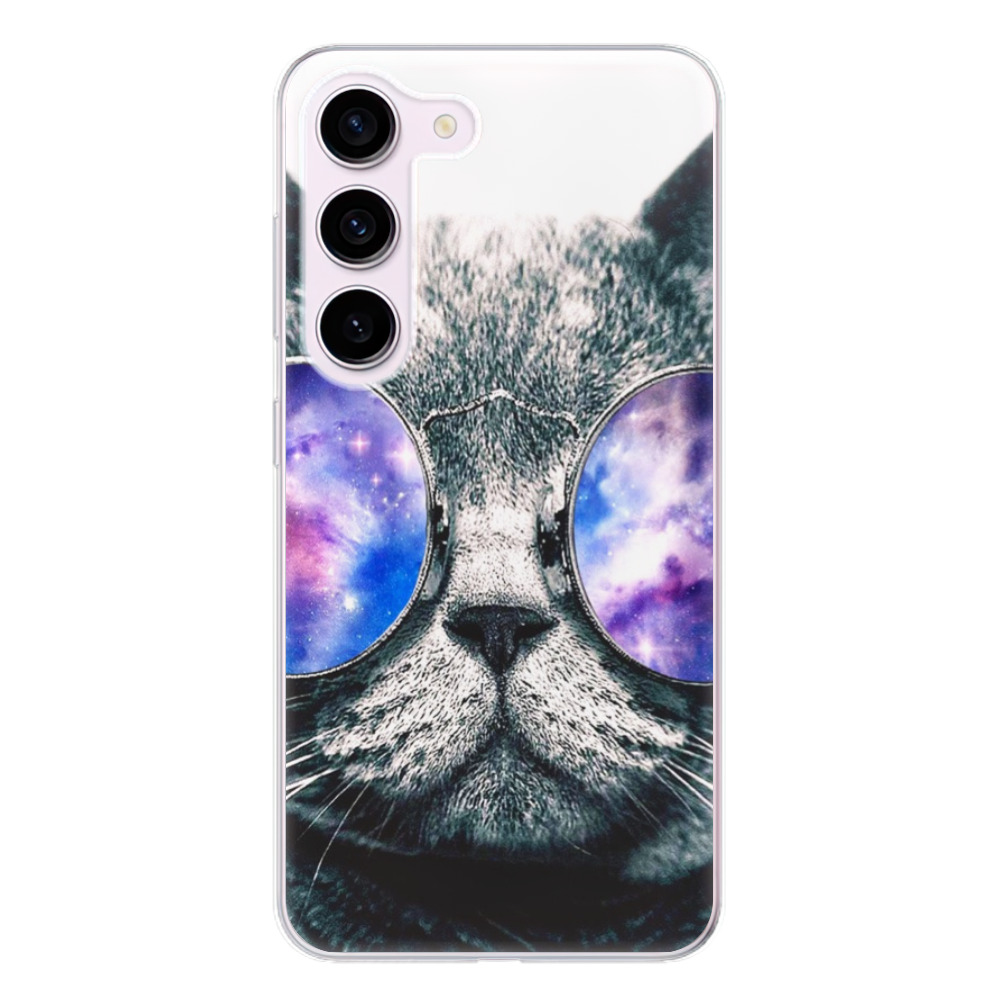 Odolné silikonové pouzdro iSaprio - Galaxy Cat - Samsung Galaxy S23 5G