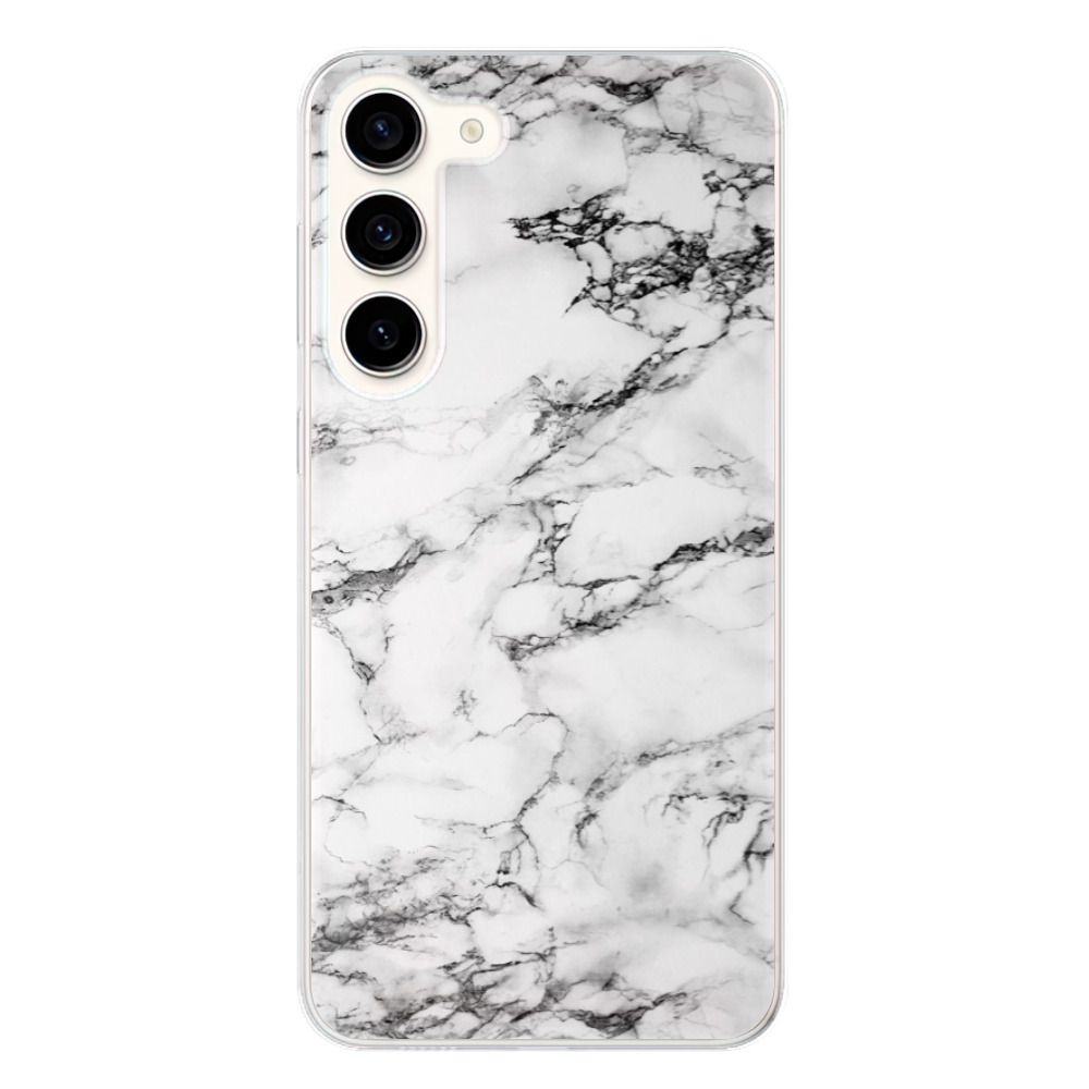 Odolné silikonové pouzdro iSaprio - White Marble 01 - Samsung Galaxy S23+ 5G