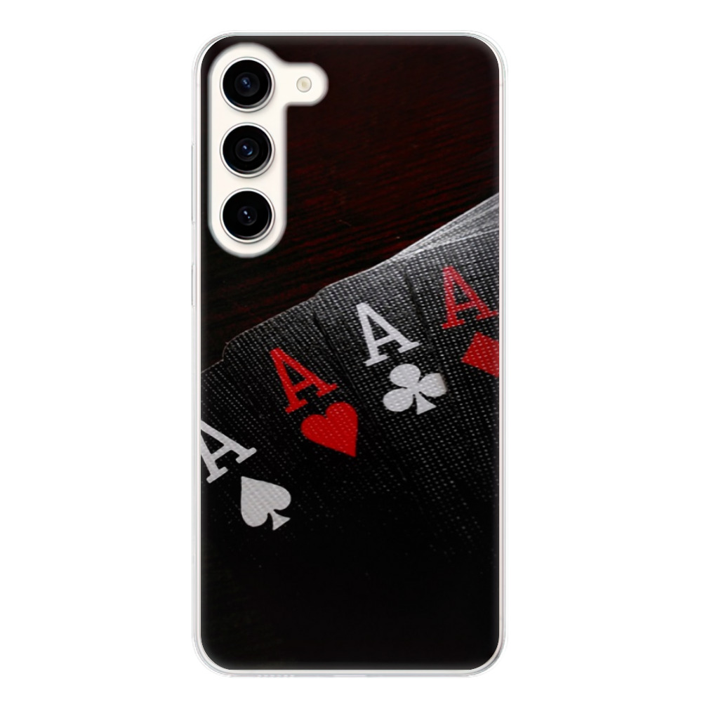Odolné silikonové pouzdro iSaprio - Poker - Samsung Galaxy S23+ 5G