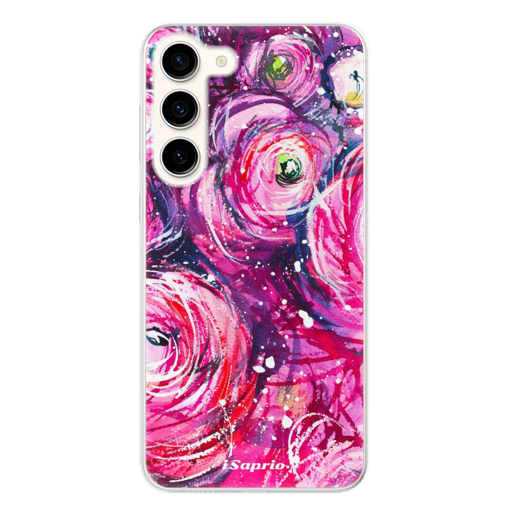 Odolné silikonové pouzdro iSaprio - Pink Bouquet - Samsung Galaxy S23+ 5G