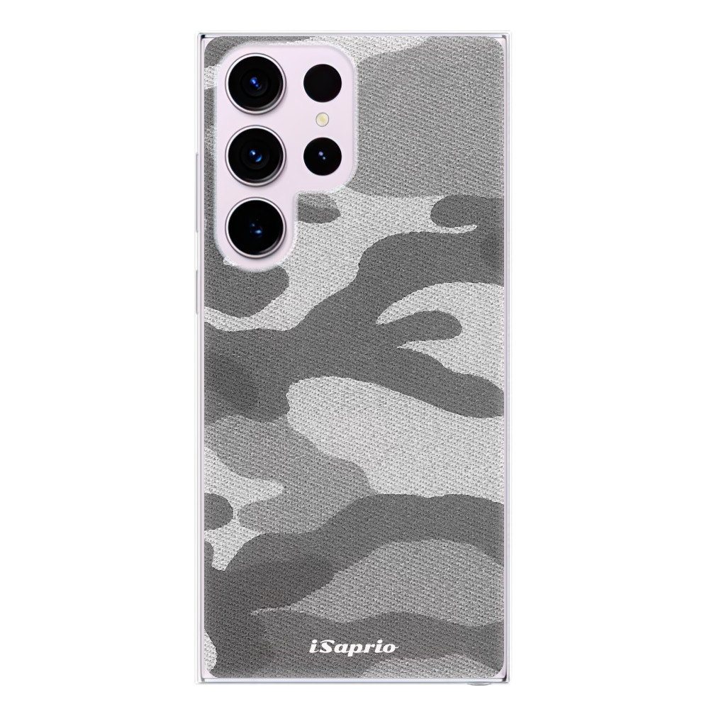Odolné silikonové pouzdro iSaprio - Gray Camuflage 02 - Samsung Galaxy S23 Ultra
