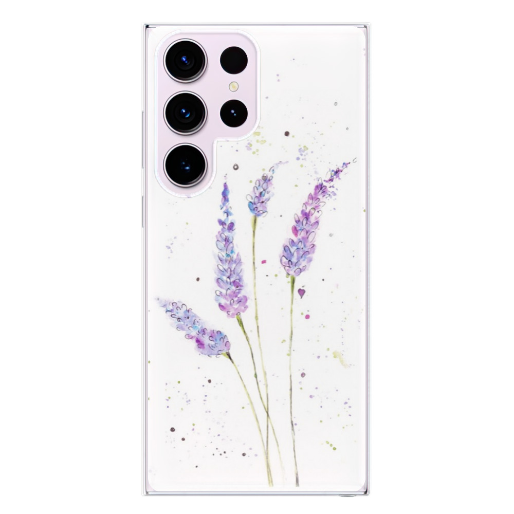 Odolné silikonové pouzdro iSaprio - Lavender - Samsung Galaxy S23 Ultra
