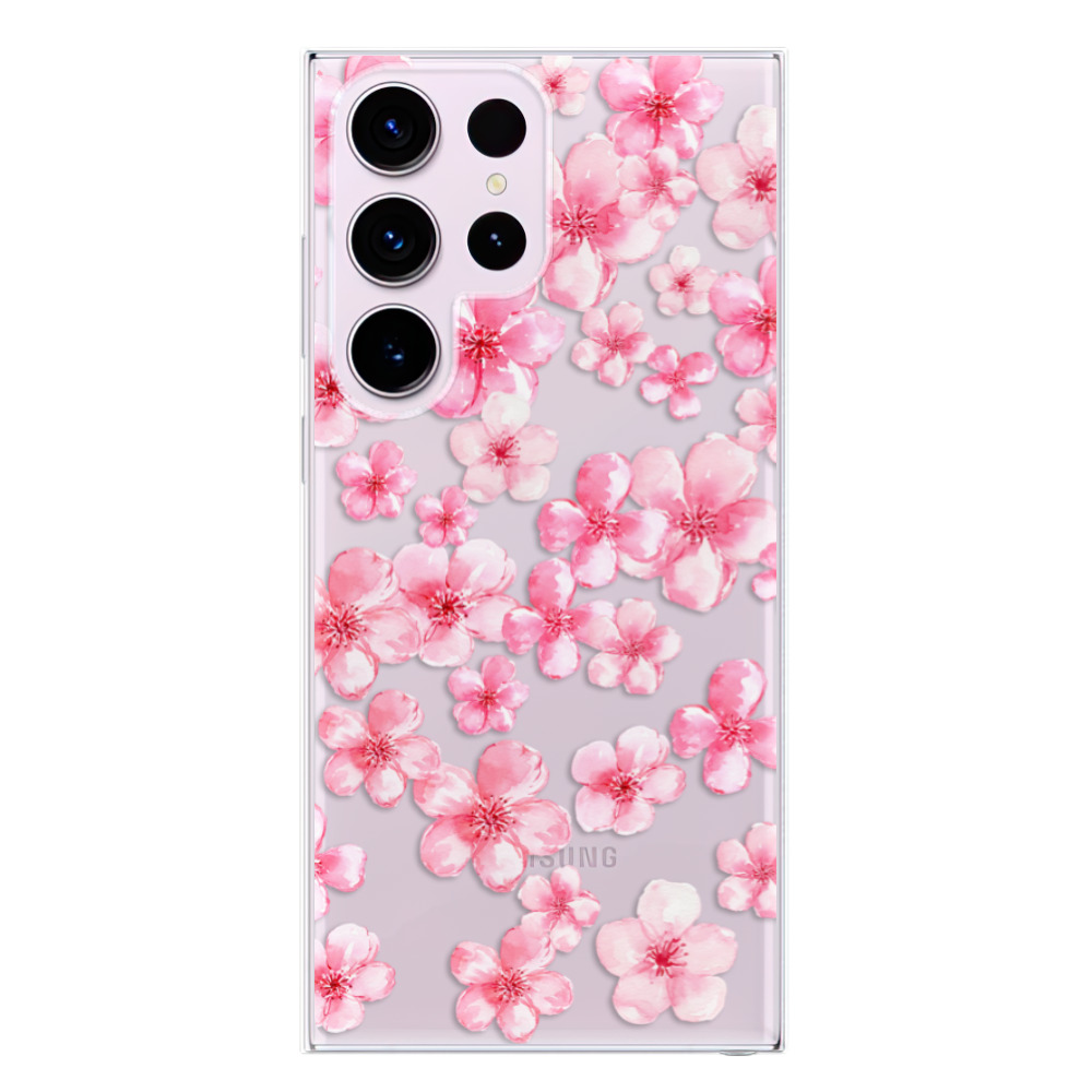 Odolné silikonové pouzdro iSaprio - Flower Pattern 05 - Samsung Galaxy S23 Ultra