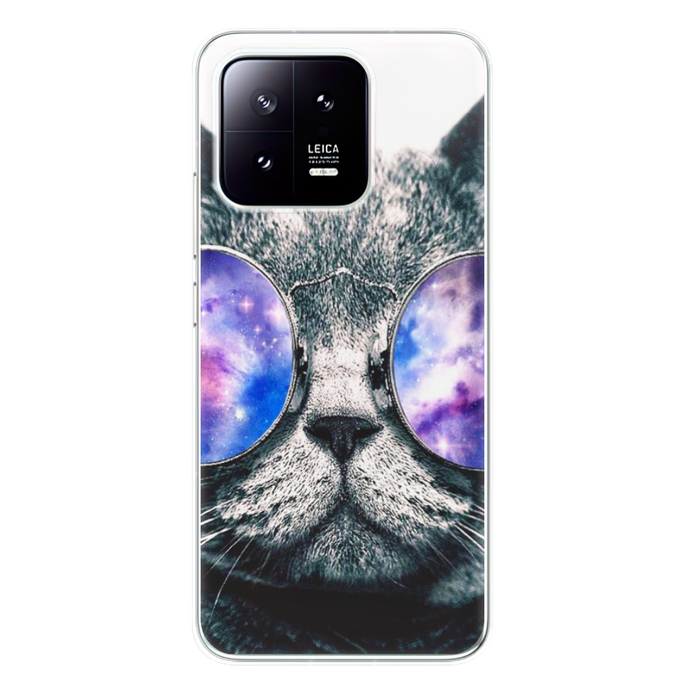 Odolné silikonové pouzdro iSaprio - Galaxy Cat - Xiaomi 13