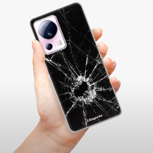 Odolné silikonové pouzdro iSaprio - Broken Glass 10 - Xiaomi 13 Lite