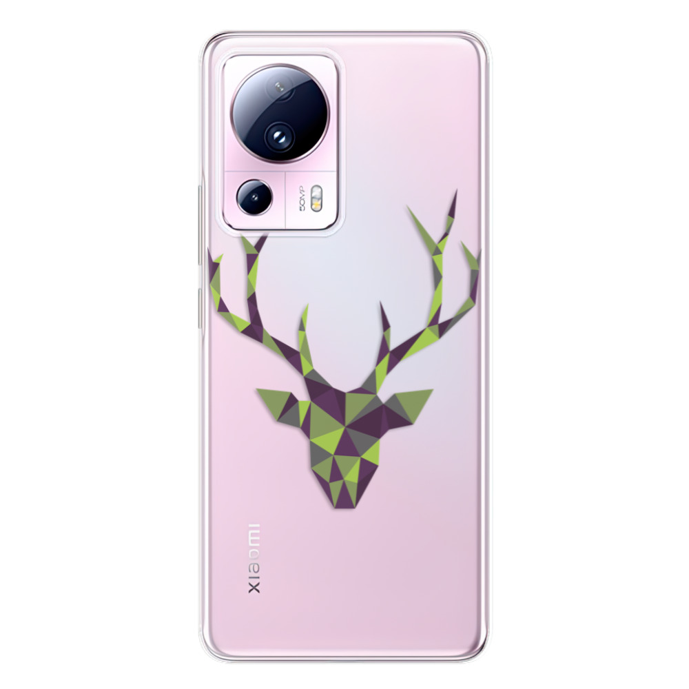 Odolné silikonové pouzdro iSaprio - Deer Green - Xiaomi 13 Lite