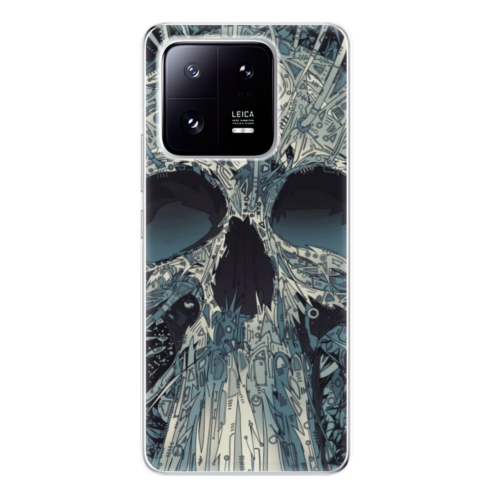 Odolné silikonové pouzdro iSaprio - Abstract Skull - Xiaomi 13 Pro