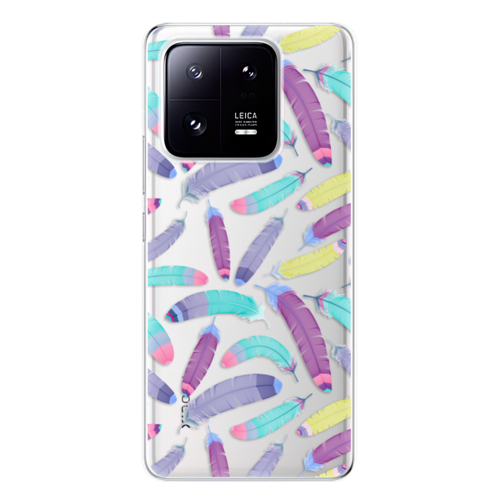 Odolné silikonové pouzdro iSaprio - Feather Pattern 01 - Xiaomi 13 Pro