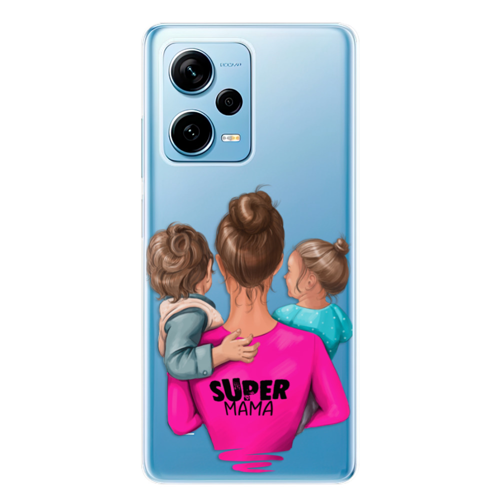 Odolné silikonové pouzdro iSaprio - Super Mama - Boy and Girl - Xiaomi Redmi Note 12 Pro 5G / Poco X5 Pro 5G