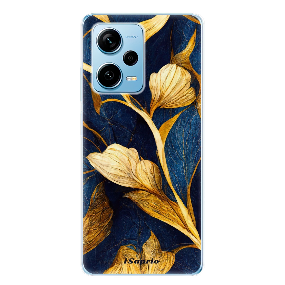 Odolné silikonové pouzdro iSaprio - Gold Leaves - Xiaomi Redmi Note 12 Pro 5G / Poco X5 Pro 5G