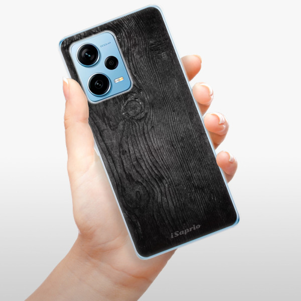 Odolné silikonové pouzdro iSaprio - Black Wood 13 - Xiaomi Redmi Note 12 Pro+ 5G