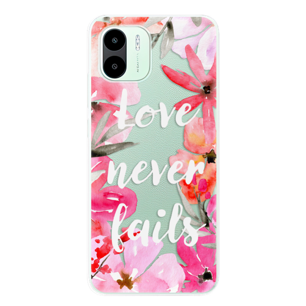 Odolné silikonové pouzdro iSaprio - Love Never Fails - Xiaomi Redmi A1 / A2