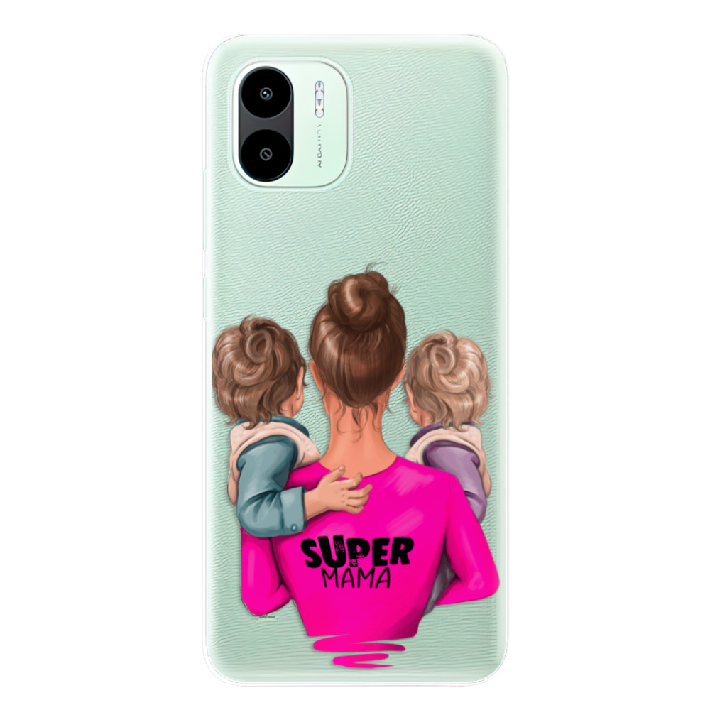 Odolné silikonové pouzdro iSaprio - Super Mama - Two Boys - Xiaomi Redmi A1 / A2