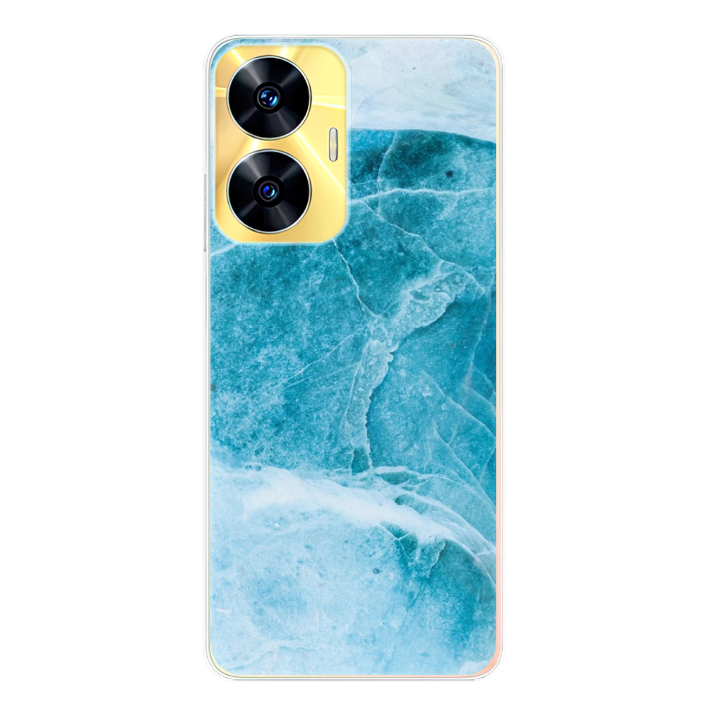 Odolné silikonové pouzdro iSaprio - Blue Marble - Realme C55