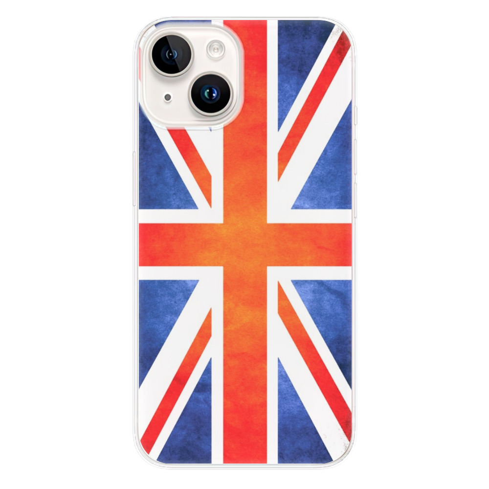 Odolné silikonové pouzdro iSaprio - UK Flag - iPhone 15