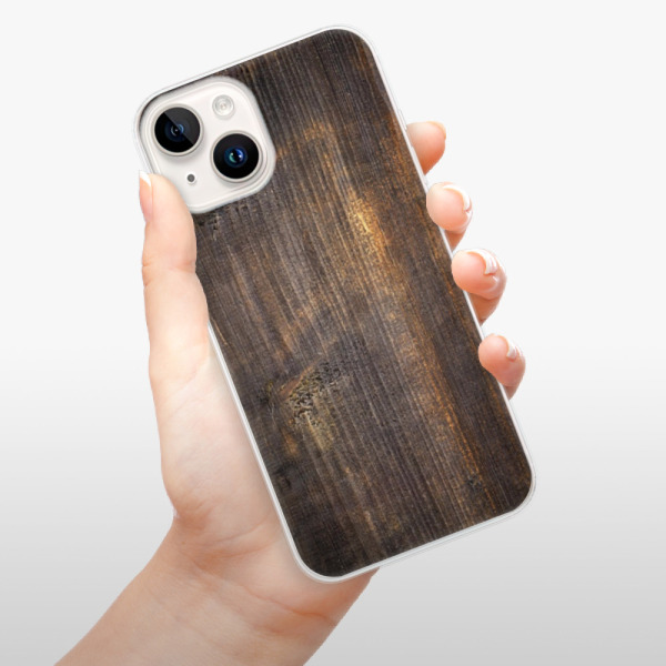 Odolné silikonové pouzdro iSaprio - Old Wood - iPhone 15