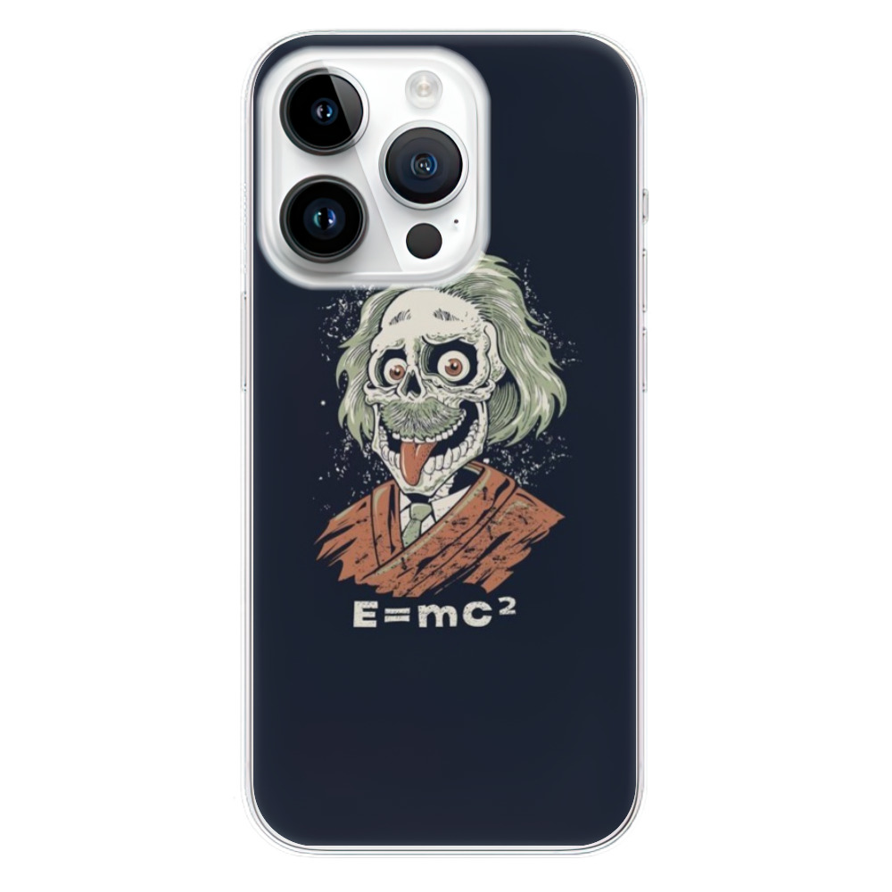 Odolné silikonové pouzdro iSaprio - Einstein 01 - iPhone 15 Pro