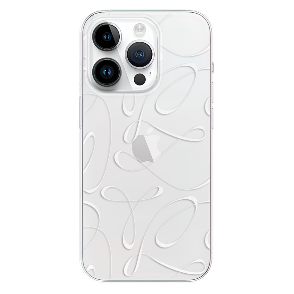 Odolné silikonové pouzdro iSaprio - Fancy - white - iPhone 15 Pro