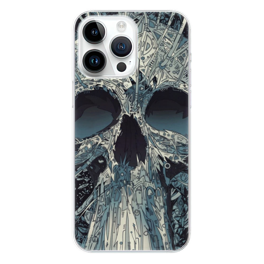 Silikonové odolné pouzdro iSaprio Abstract Skull na mobil Apple iPhone 15 Pro Max (Odolný silikonový kryt, obal, pouzdro iSaprio Abstract Skull na mobilní telefon Apple iPhone 15 Pro Max)