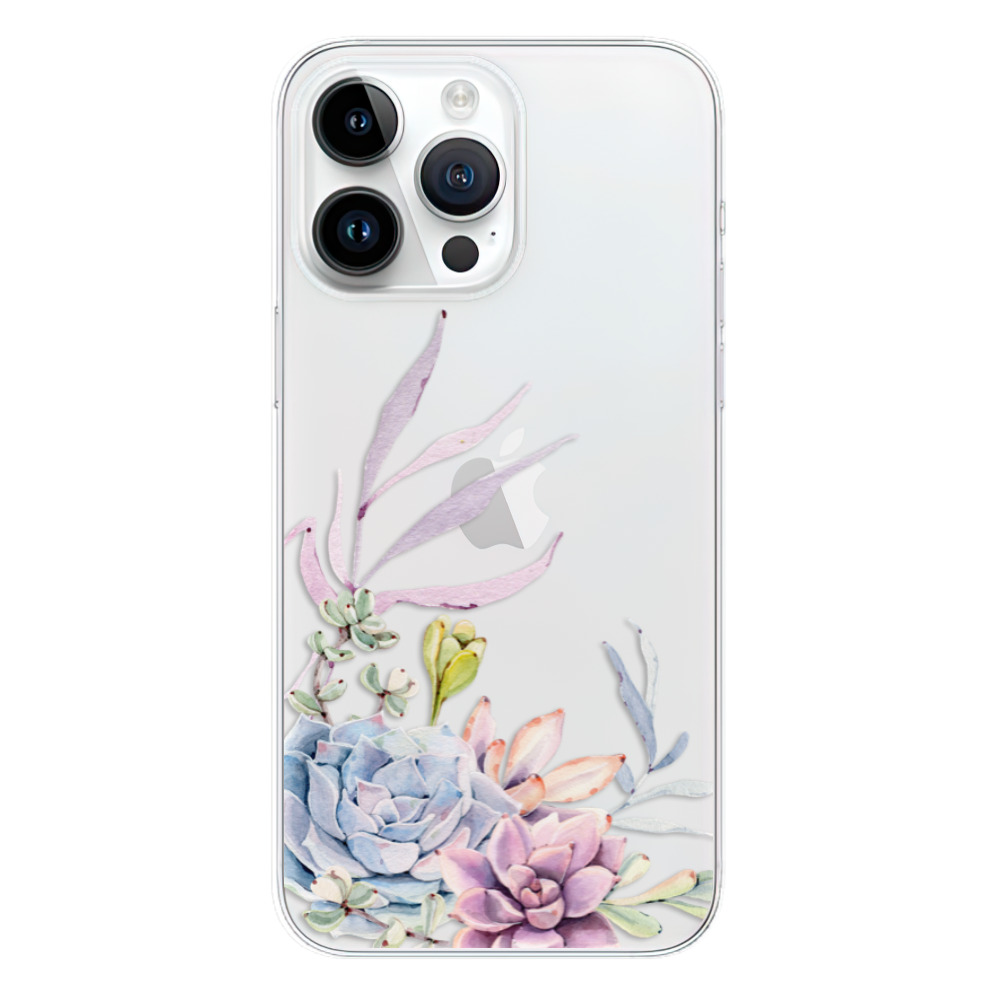 Odolné silikonové pouzdro iSaprio - Succulent 01 - iPhone 15 Pro Max