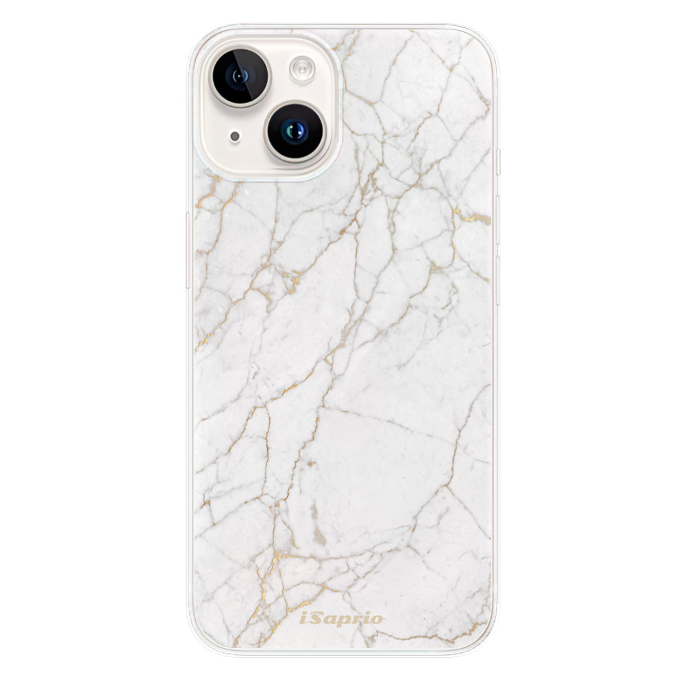 Odolné silikonové pouzdro iSaprio - GoldMarble 13 - iPhone 15 Plus