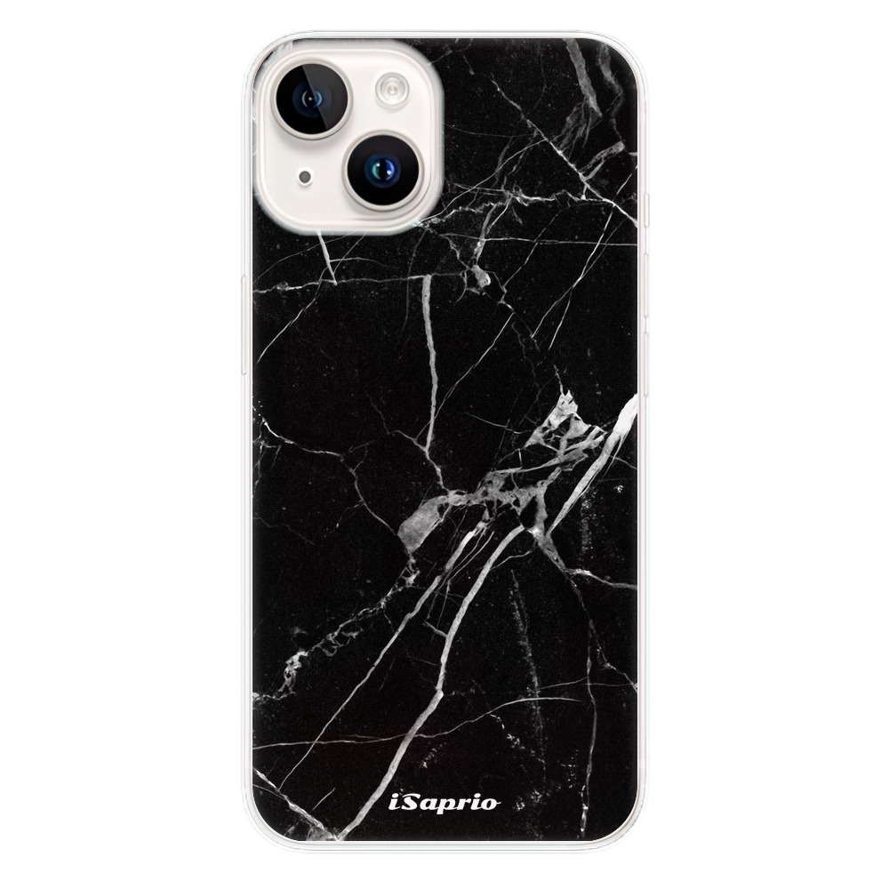 Odolné silikonové pouzdro iSaprio - Black Marble 18 - iPhone 15 Plus