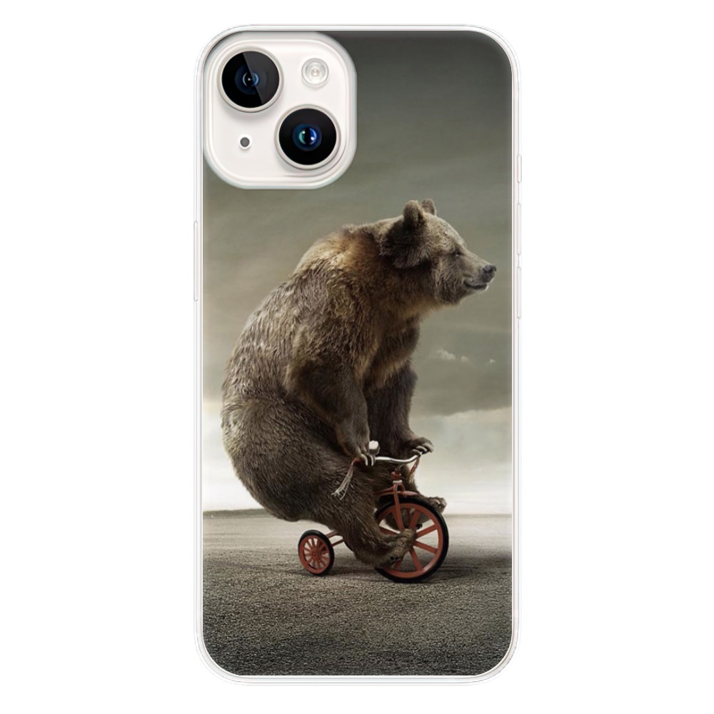 Odolné silikonové pouzdro iSaprio - Bear 01 - iPhone 15 Plus