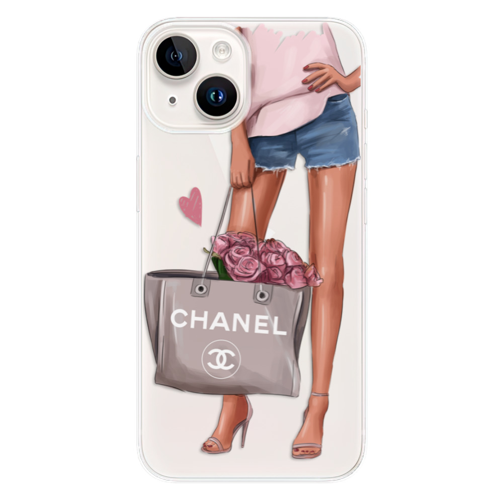 Odolné silikonové pouzdro iSaprio - Fashion Bag - iPhone 15 Plus