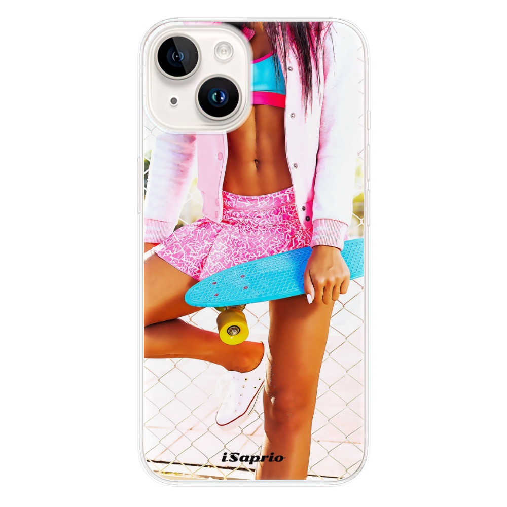 Odolné silikonové pouzdro iSaprio - Skate girl 01 - iPhone 15 Plus