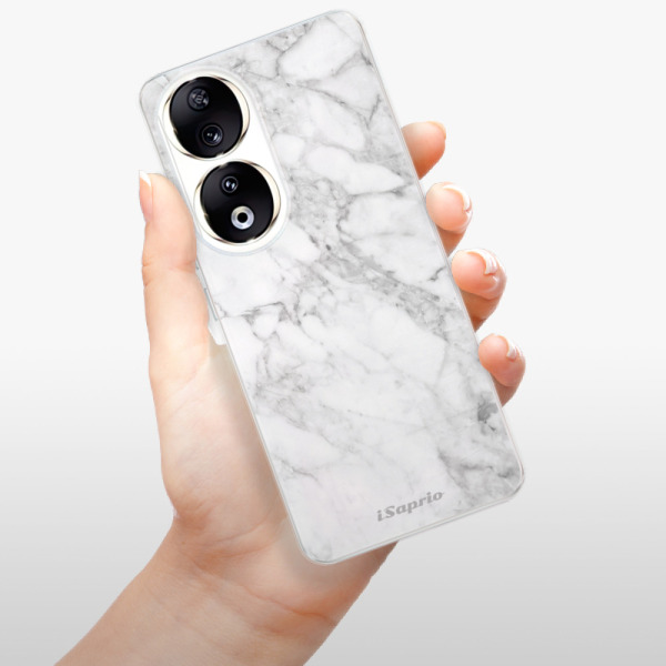 Odolné silikonové pouzdro iSaprio - SilverMarble 14 - Honor 90 5G