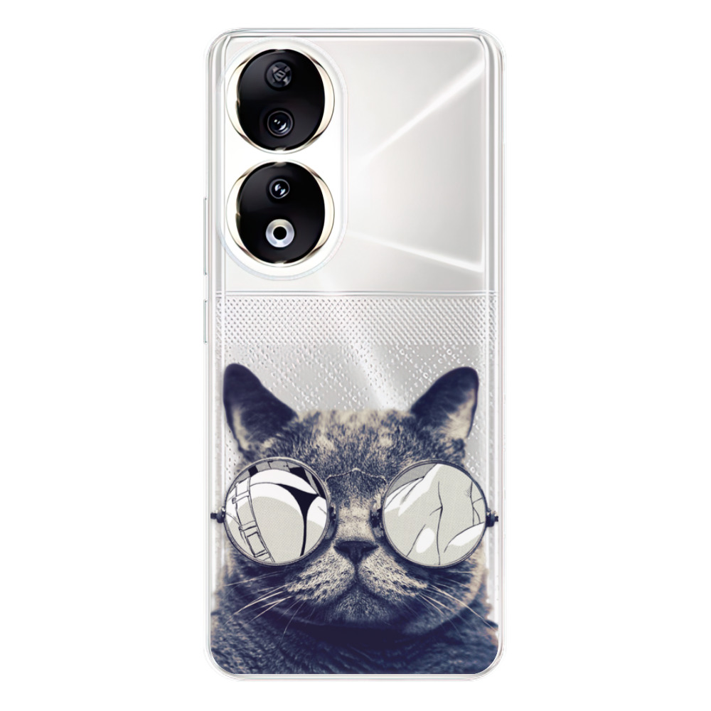 Odolné silikonové pouzdro iSaprio - Crazy Cat 01 - Honor 90 5G