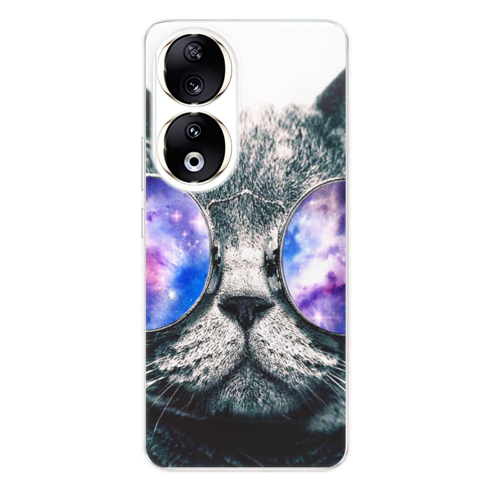 Odolné silikonové pouzdro iSaprio - Galaxy Cat - Honor 90 5G