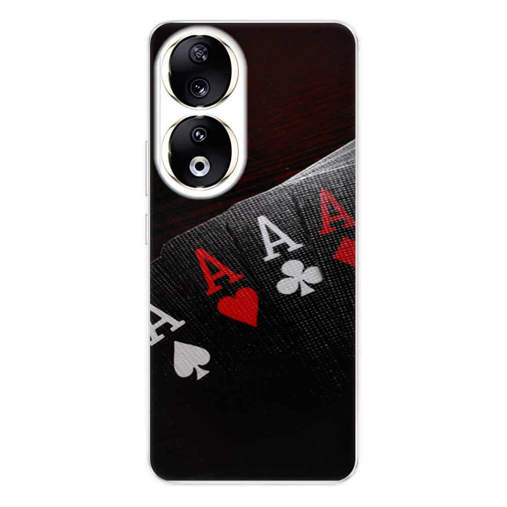 Odolné silikonové pouzdro iSaprio - Poker - Honor 90 5G